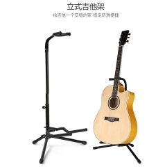 相思鸟(LOVEBIRD) 吉他架 立式折叠琴架 电木吉他贝司通用支架 吉他配件 黑色