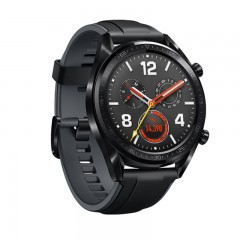 HUAWEI WATCH GT运动版 黑色 华为手表 (两周续航+户外运动手表+实时心率+高清彩屏+睡眠/压力监测+NFC支付)